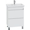 Тумба под раковину СанТа Марс 700291 60х40 напольная цвет белый