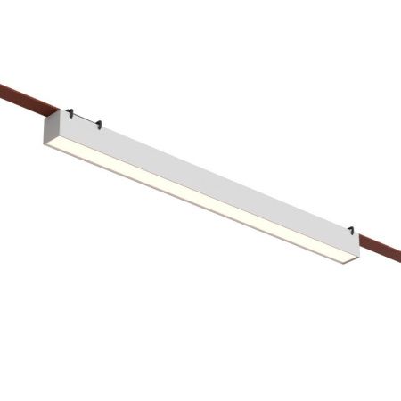 Трековый однофазный светильник Denkirs Belty linear (Белты линеар) DK5676-WH