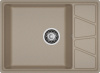 Кухонная мойка Granfest Vertex V-680L песочный 68х50 цвет бежевый поверхность матовая