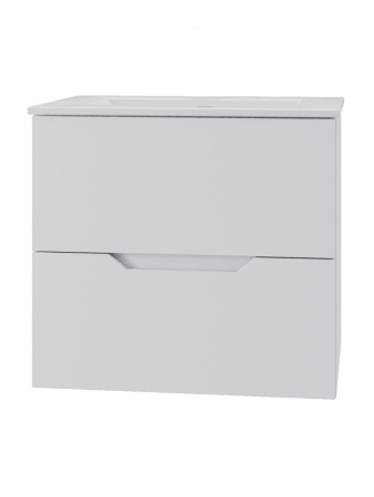 Тумба с раковиной Orange Line Li-60Tuw+Ra 61,5х46,5х56,1