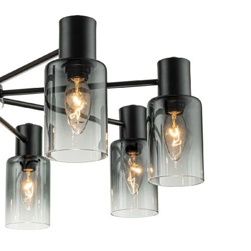 Люстра на штанге Escada Diversity (Диверситы) 2120/8P Black - фото 3