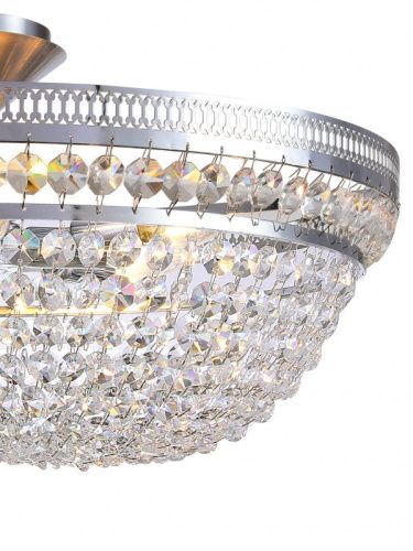Люстра на штанге Natali Kovaltseva Barocco (Бароццо) BAROCCO 81405/8C CHROME - фото 2