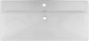Раковина керамическая Aquanet Flash 00333270 102х47 полувстраиваемая цвет белый 1 отверстие под смеситель