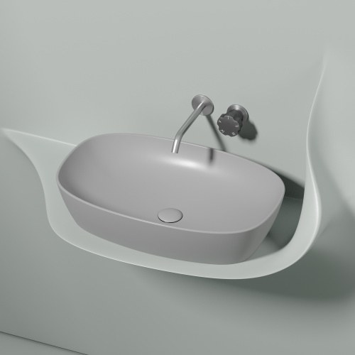 Раковина Ceramica Nova ELEMENT 60 см CN6049MSG накладная цвет серый матовый - фото 4