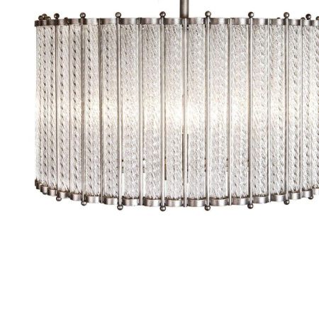 Люстра подвесная iLamp Manhattan (Манхаттан) MD0266-4B Silver