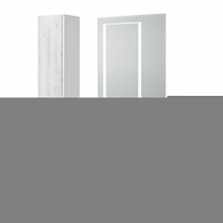 Тумба под раковину Aquaton Сакура 1A236603SKW80 80х50 подвесная цвет серый/белый