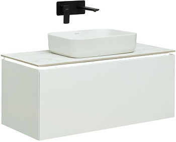 Тумба под раковину Allen Brau Infinity 1.21004.WM 99х46х41 подвесная цвет белый