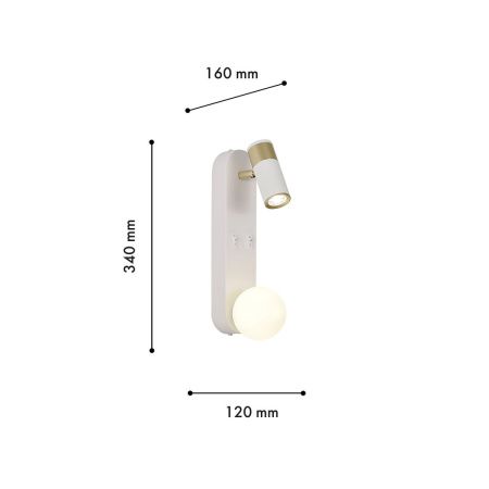 Бра Favourite Invento (Инвенто) 4172-2W