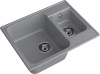Кухонная мойка Granfest Quarz 09 темно-серый 62х48 цвет темно-серый поверхность матовая