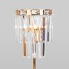 Настольная лампа Eurosvet Elegante (Елеганте) 01136/1 золото/прозрачный хрусталь Strotskis