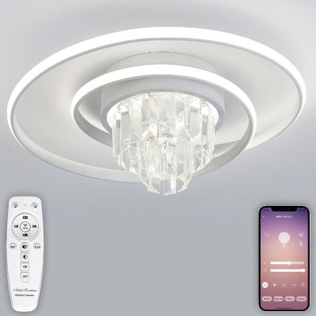 Люстра потолочная Natali Kovaltseva Crystal (Црыстал) LED LAMPS 81115/1C