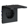Розетка с защитными шторками и крышкой VOLTUM S70 VLS040307