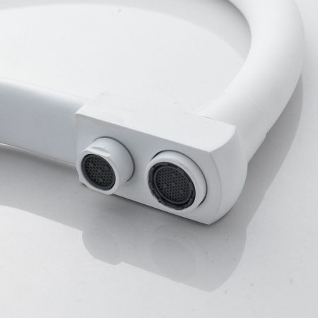 Смеситель для кухни Shevanik S968C на мойку белый