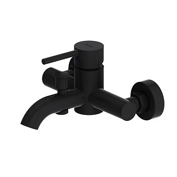 Смеситель для ванны и душа Damixa Scandinavian Pure 361000300 настенный черный