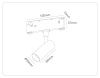 Трековый магнитный светильник Ambrella Light Track System (Трацк Сыстем) GL2301
