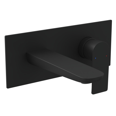 Смеситель Berges VENTAS 76006 настенный черный матовый без термостата