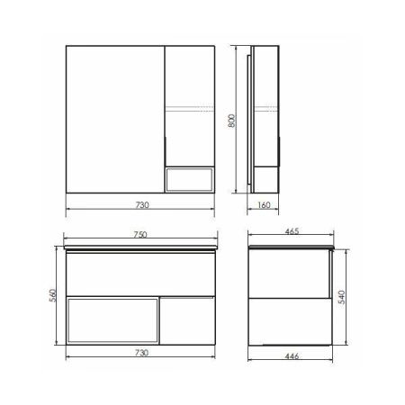 Тумба с раковиной Comforty Франкфурт 00-00000889CF 80х50 подвесная цвет коричневый