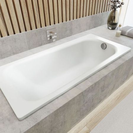 Ванна стальная Kaldewei Saniform Plus 112600010001 170х75 пристенная прямоугольная с ножками