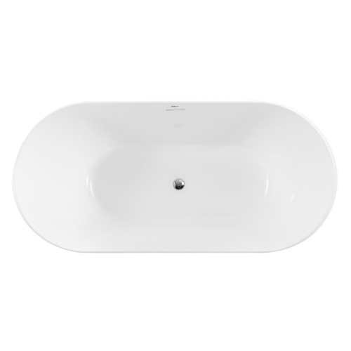Ванна акриловая BelBagno BB411-1700-800 170х80 отдельностоящая овальная - фото 3