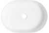 Раковина из сантехнического фарфора Wellsee Belle Spa 335702000 50х40 накладная цвет белый без отверстий под смеситель