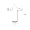 Трековый магнитный светильник Arte Lamp Optima (Оптима) A7269PL-1WH