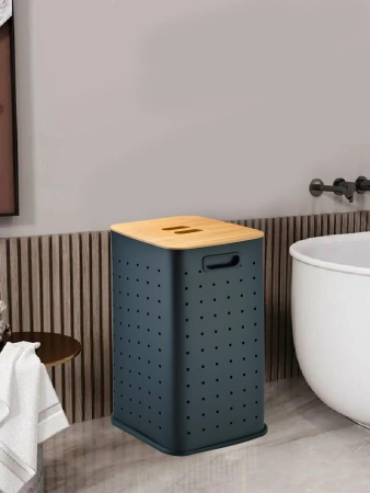 Корзина для белья WeltWasser WW NANSY BL 35L (10000013376)