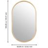 Зеркало декоративное Eglo Bani (Бани) 425002 60х100 подвесное