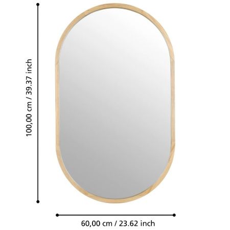 Зеркало декоративное Eglo Bani (Бани) 425002 60х100 подвесное