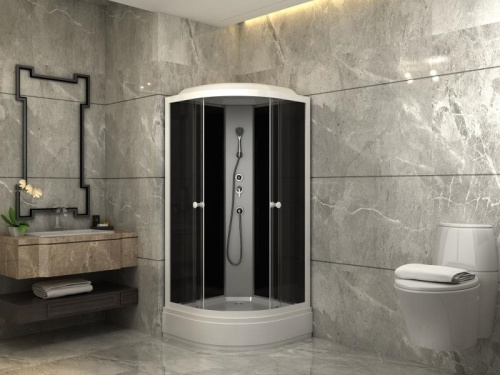 Душевая кабина Parly Classic ECM921 90х90 четверть круга с крышей