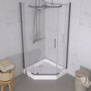 Душевой уголок Тритон Дека Щ0000073925 90х90 стекло прозрачное профиль хром с поддоном
