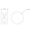 Крючок Decor Walther Pinch 907482