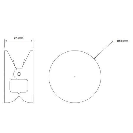 Крючок Decor Walther Pinch 907482