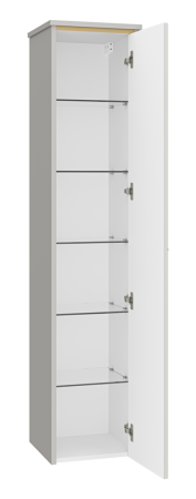 Шкаф-пенал Brevita Elche ELC-05035-010R 40х170 подвесной цвет белый