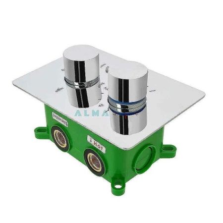 Душевая система ALMAes Weber TVZ-0806 встраиваемая в стену цвет хром с термостатом