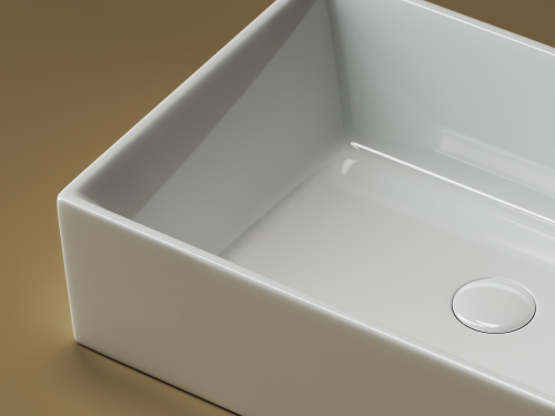 Раковина Ceramica Nova ELEMENT 59 см CN5013 накладная цвет белый - фото 5