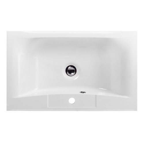 Раковина из искусственного камня BelBagno BB650/450-LV-MR-PR 65х45 накладная цвет белый - фото 3