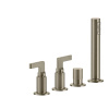 Смеситель Gessi Inciso 58043#149 на борт ванны никель