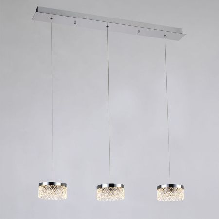 Светильник подвесной Delight Collection Diamond cut (Диамонд цут) MD21020075-3B chrome