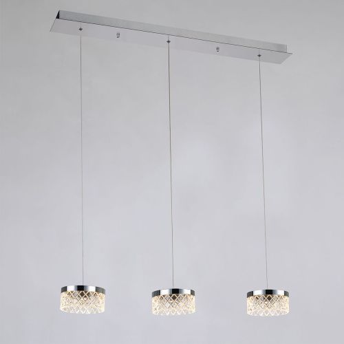 Светильник подвесной Delight Collection Diamond cut (Диамонд цут) MD21020075-3B chrome - фото 2