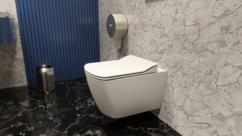Чаша унитаза Creavit Elegant EG321-11CB00E-0000 подвесной - фото 4