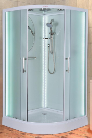 Душевая кабина Esbano ELEGANCIA ESKL110CR 110х110 четверть круга с крышей