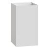 Раковина из искусственного камня Boheme Cube 802-MW 50х50 напольная цвет белый