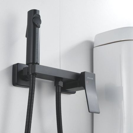 Гигиенический душ со смесителем Shevanik S4005H-1 черный