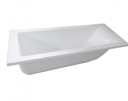 Ванна из литьевго мрамора Aquanet Bright Stone AQ-00338574 180х70 пристенная прямоугольная без ножек