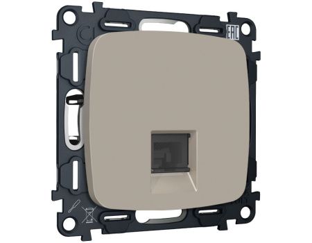 Комплект механизма компьютерной розетки Ambrella Volt MO372005