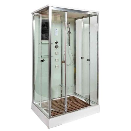 Душевая кабина AvaCan V1215 120х90 прямоугольная с крышей ориентация универсальная