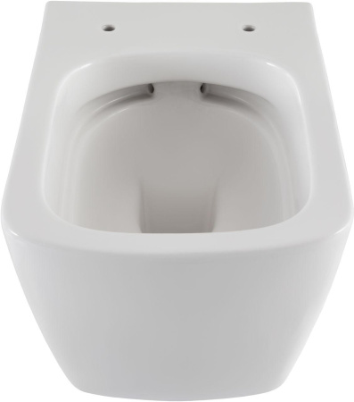 Чаша унитаза подвесная Allen Brau Liberty 4.33004.20 цвет белый без сиденья безободковая каскадный смыв