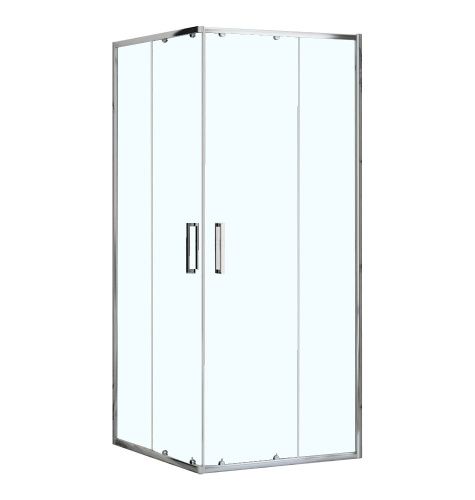 Душевой уголок Loranto NEO CS-21809-100 100х100 стекло прозрачное профиль серебро без поддона