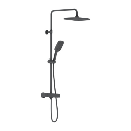 Душевая стойка Damixa Gala 953800300 настенная цвет черный