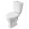 Унитаз-компакт напольный с бачком Santeri Версия 1P4015S0100BF белый с сиденьем каскадный смыв
